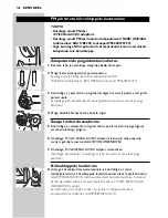 Preview for 126 page of Philips SHC8585 Instructions For Use Manual