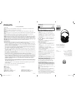 Philips SHD8800 User Manual preview