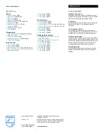 Preview for 2 page of Philips SHE2637 Specifications