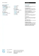 Preview for 2 page of Philips SHE592 Specifications