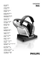 Philips SHG8100 User Manual preview