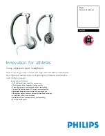 Philips SHJ035 Specifications preview