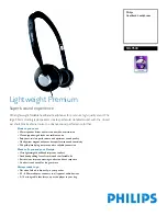 Philips SHL9500 Specifications preview