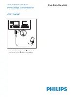 Philips SHM2000/00 User Manual preview