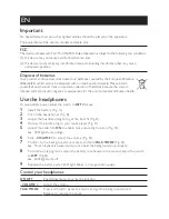 Preview for 3 page of Philips SHN5600/10 Quick Start Manual