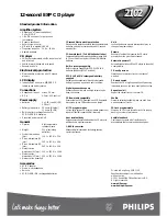 Preview for 2 page of Philips Shockproof AX2102 Brochure