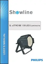 Philips Showline SL eSTROBE 130 User Manual preview