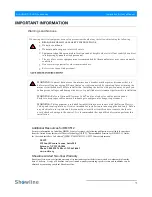 Preview for 3 page of Philips Showline SL SUNLED 10 User Manual