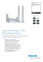 Philips ShowView LX9000R Specification Sheet preview