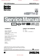 Предварительный просмотр 1 страницы Philips ShowView MX5100VR Service Manual