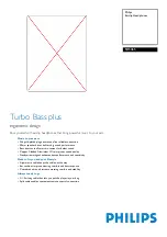Philips SHS465 Specifications preview
