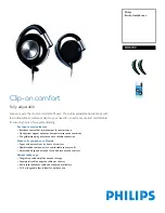 Предварительный просмотр 1 страницы Philips SHS4700 Specifications