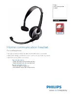 Preview for 1 page of Philips SHU3000 - Headset - Semi-open Specifications