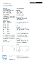 Предварительный просмотр 3 страницы Philips Signage Solutions BDL4220QL Brochure & Specs