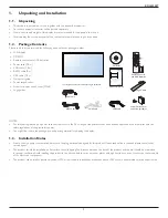 Preview for 10 page of Philips Signage Solutions BDL4254ET User Manual