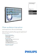 Philips Signage Solutions BDT5551EH/02 Brochure & Specs preview