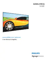 Предварительный просмотр 1 страницы Philips SignageSolutions 32BDL3510Q User Manual