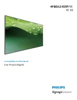 Philips SignageSolutions 49BDL5055P/11 User Manual preview