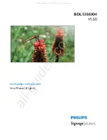 Philips SignageSolutions BDL5588XH User Manual предпросмотр