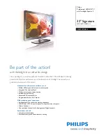 Philips Signature 32HFL7382A Brochure preview