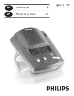 Philips SJA9191 - Call Waiting Caller ID User Manual preview