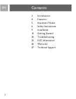 Preview for 2 page of Philips SJA9191 - Call Waiting Caller ID User Manual