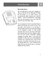 Preview for 3 page of Philips SJA9191 - Call Waiting Caller ID User Manual