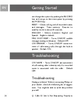 Preview for 20 page of Philips SJA9191 - Call Waiting Caller ID User Manual