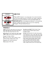 Philips SJB3142/37 Datasheet preview