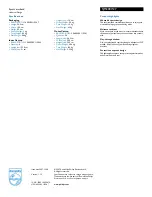 Preview for 2 page of Philips SJM2007 Specifications