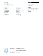 Preview for 2 page of Philips SJM2106 Specifications