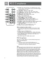 Предварительный просмотр 6 страницы Philips SJM3140 - Digital Player Docking Station User Manual