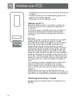 Предварительный просмотр 34 страницы Philips SJM3140 - Digital Player Docking Station User Manual