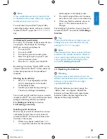 Preview for 15 page of Philips SJM3151 User Manual