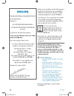 Preview for 74 page of Philips SJM3151 User Manual