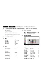 Предварительный просмотр 2 страницы Philips SK5.0L CA Service Manual