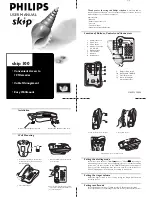 Preview for 1 page of Philips skip 100 User Manual