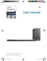 Philips SkyQuake B8 User Manual preview