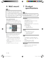 Предварительный просмотр 20 страницы Philips SkyQuake B8 User Manual