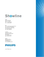 Preview for 40 page of Philips SL WASH 180 RGBW Installation & User Manual