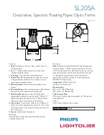 Предварительный просмотр 2 страницы Philips SL205A Specification