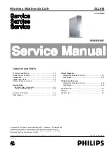 Philips SL300I/00 Service Manual preview