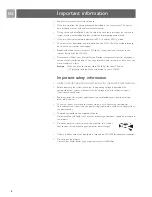 Предварительный просмотр 4 страницы Philips SLA5520/00 User Manual