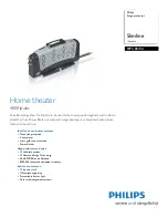 Philips Slimline SPP1188WA Specifications preview