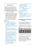 Preview for 4 page of Philips SLV3105 User Manual