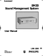 Philips SM30 User Manual preview