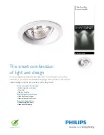 Preview for 1 page of Philips SmartSpot 57975/31/16 Specifications