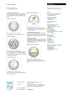 Preview for 2 page of Philips SmartSpot 579953116 Specifications