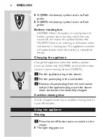 Preview for 4 page of Philips SmartTouch-XL HQ9070 Manual