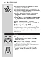 Предварительный просмотр 262 страницы Philips SmartTouch-XL HQ9190CC User Manual